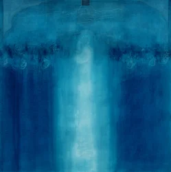 Titelloos blauw schilderij, 1995
